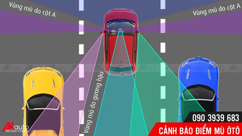 điểm mù ô tô tiềm ẩn nguy cơ tai nạn cao