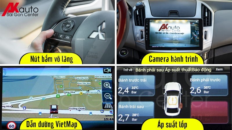 màn hình android ô tô hỗ trợ an toàn