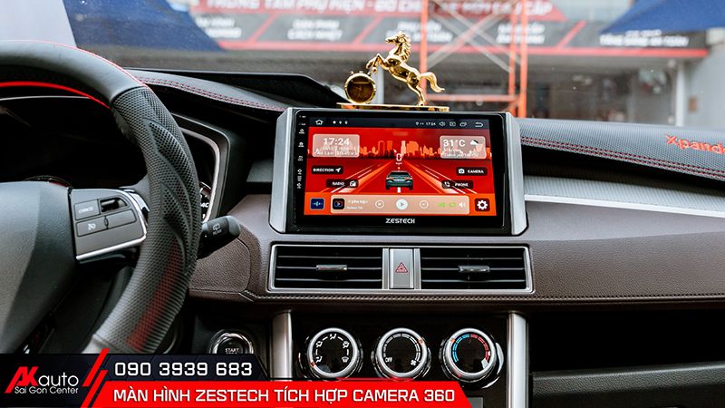 nâng cấp màn hình zestech camera 360 ô tô