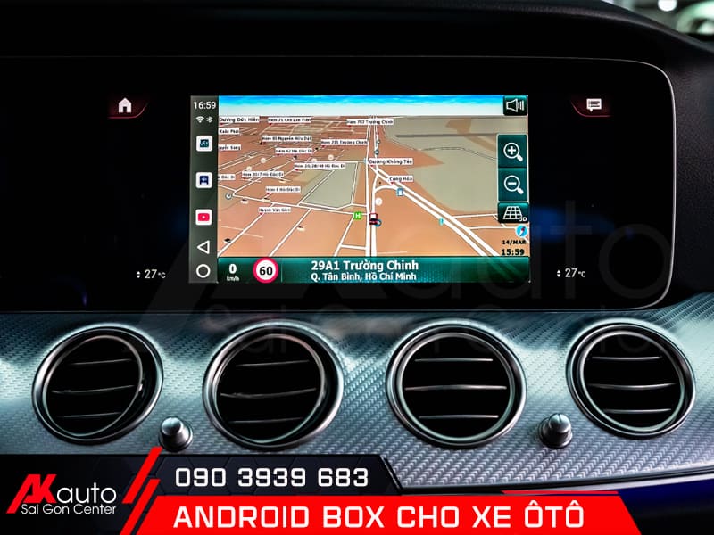 Tính năng dẫn đường trên Android Car Box ô tô