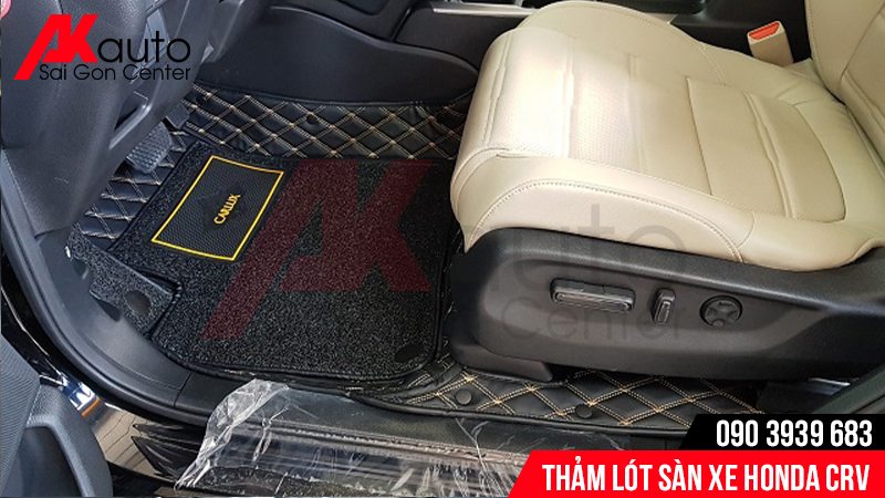 Thảm lót sàn Honda CRV bản 7 chỗ 20182023  Thảm lót sàn KATA