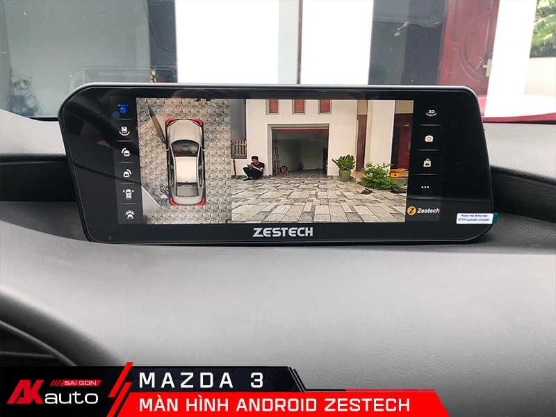 Màn Hình Zestech Mazda 3 tích hợp camera 360
