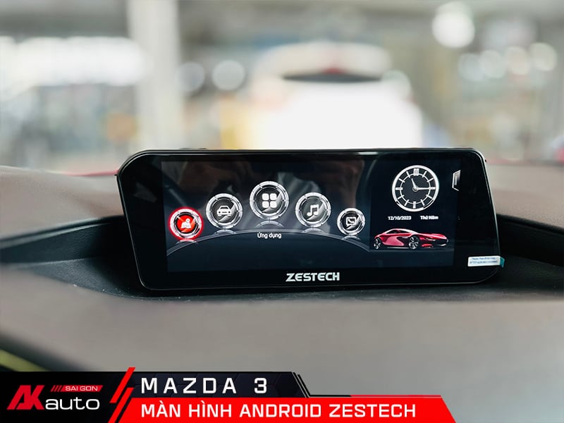 Màn Hình Zestech Mazda 3 chạy song song 2 hệ điều hành