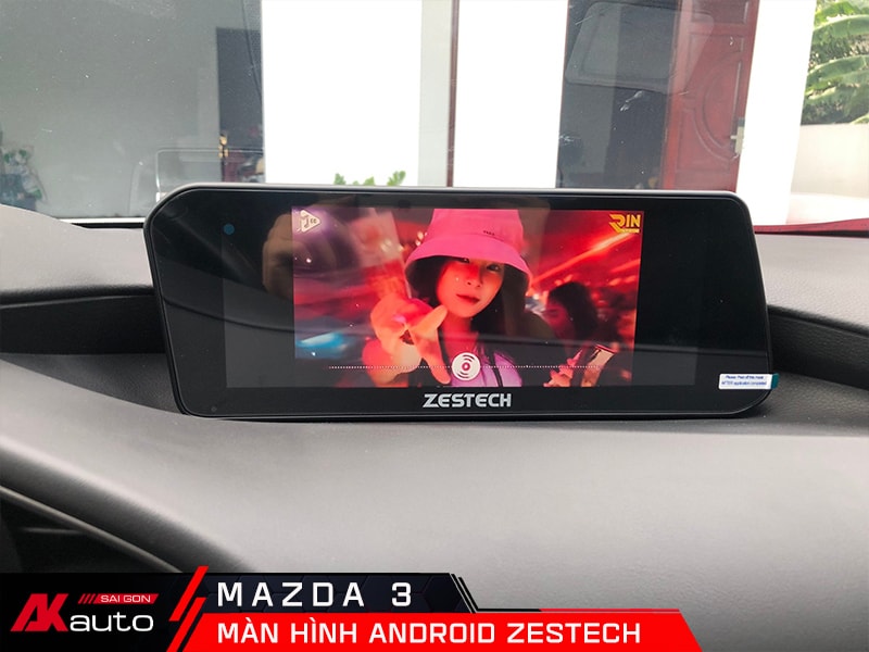 Giải trí trên màn hình Zestech nguyên cụm Mazda 3