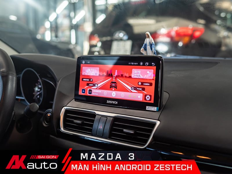 Màn Hình Zestech Mazda 3 nâng tầm không gian nội thất