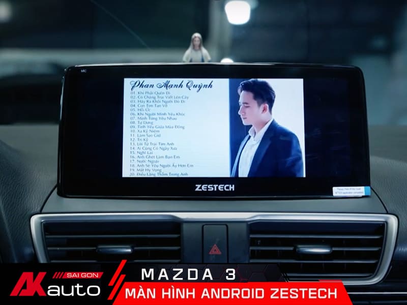 Màn hình Zestech cho xe Mazda 3 giải trí đa phương tiện