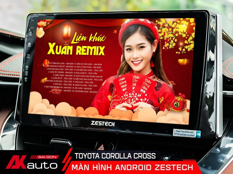 Giải trí trên màn hình Zestech Toyota Corolla Cross