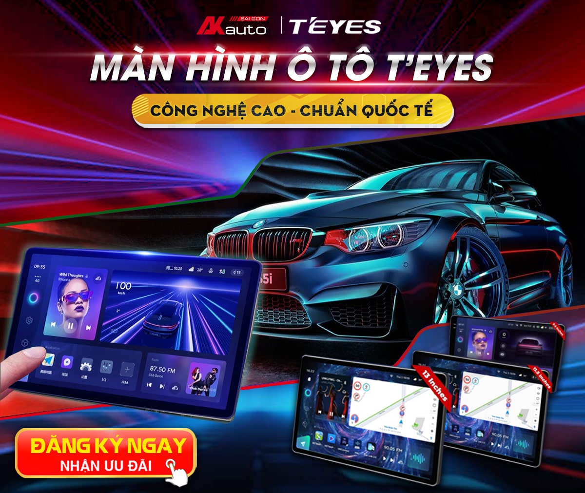 Màn hình Android ô tô Teyes tại AKauto