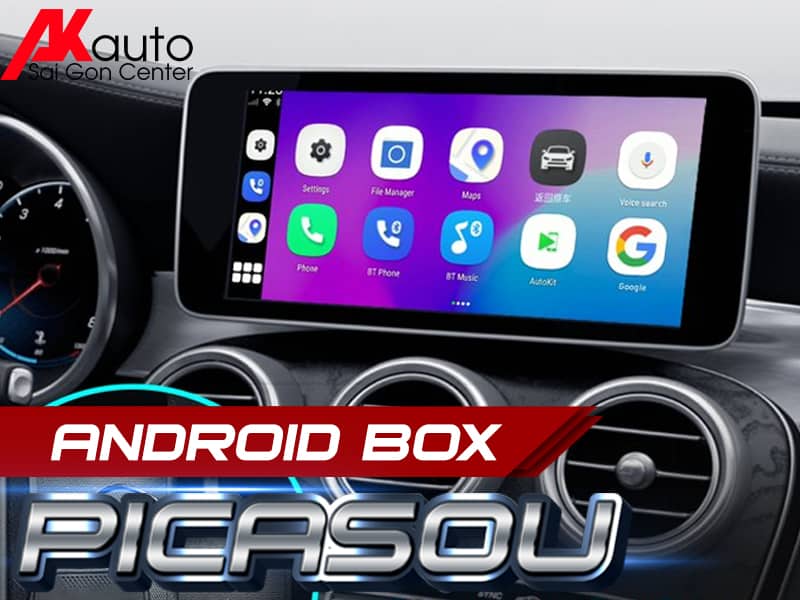 android box picasou cho ô tô - AKauto