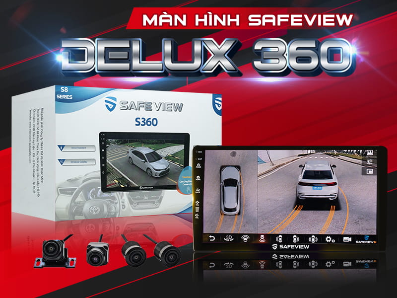 Màn hình Safeview Delux 360 chính hãng AKauto
