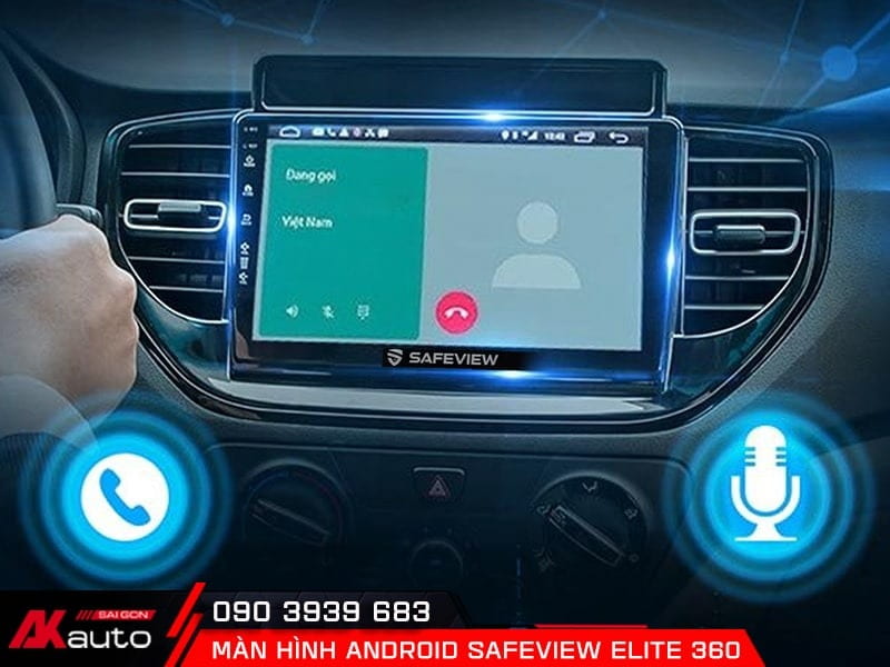 Màn hình android Safeview Elite 360 gọi điện thoại dễ dàng