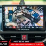 Màn hình ô tô Safeview Elite 360 hiển thị thông tin an toàn