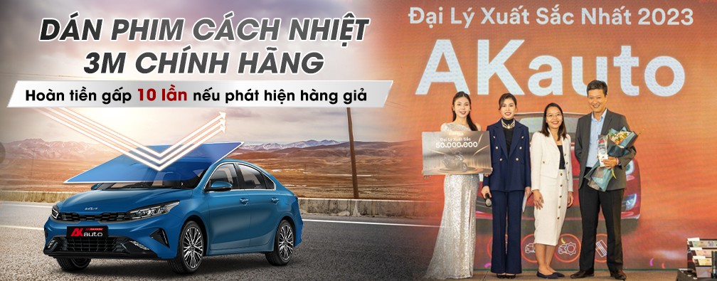 AKauto - Đại lý phim cách nhiệt 3M chính hãng hàng đầu