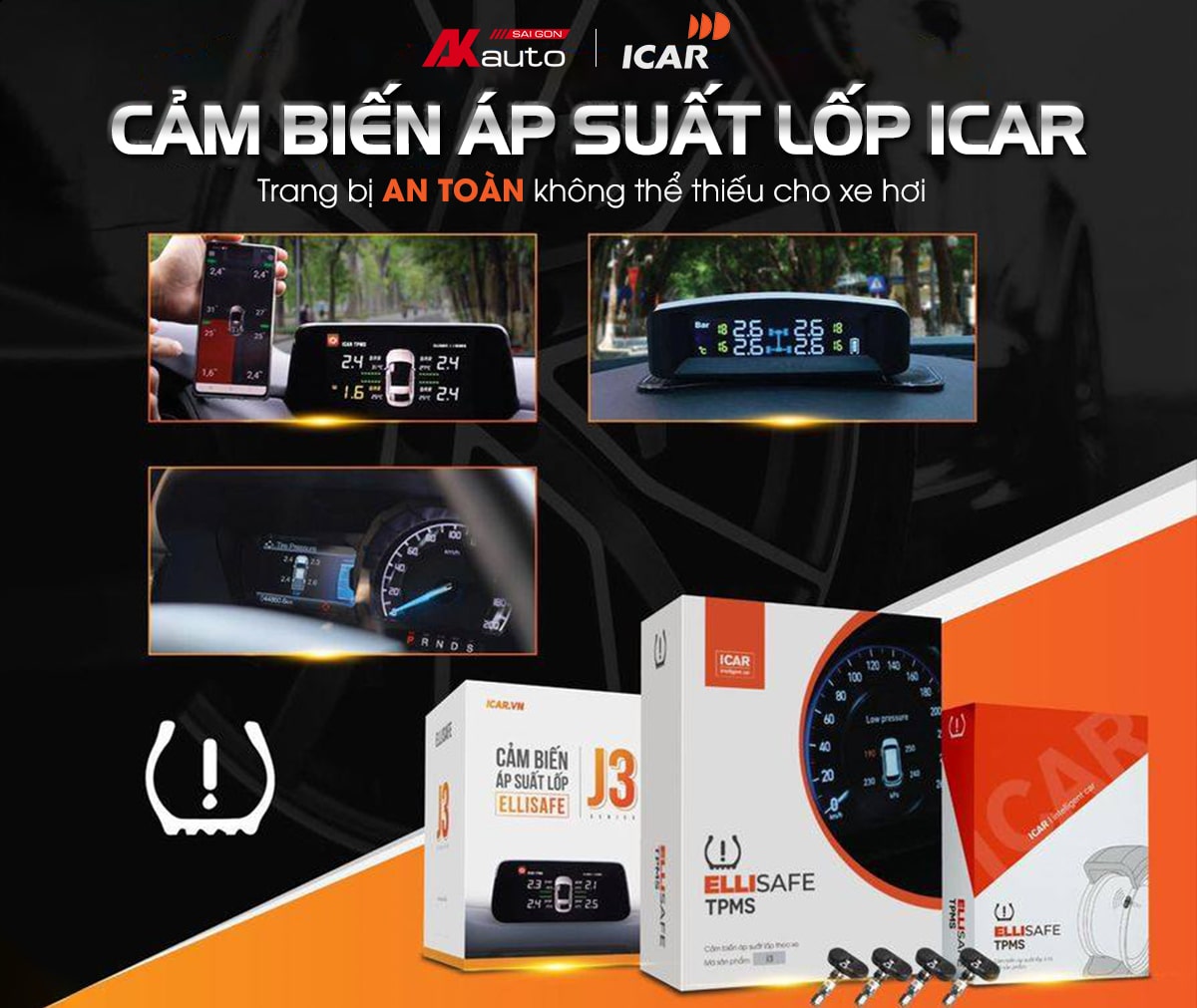 Chuyên Cảm biến áp suất lốp ICAR-AKauto