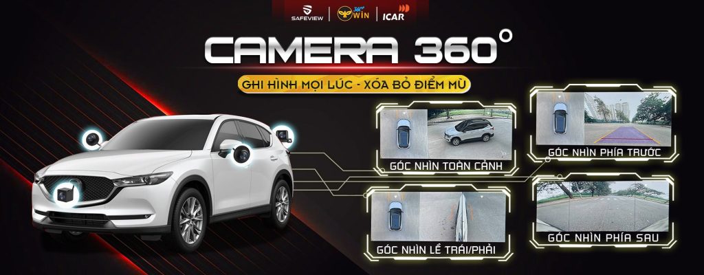 Hình ảnh camera 360 độ ô tô tại AKauto