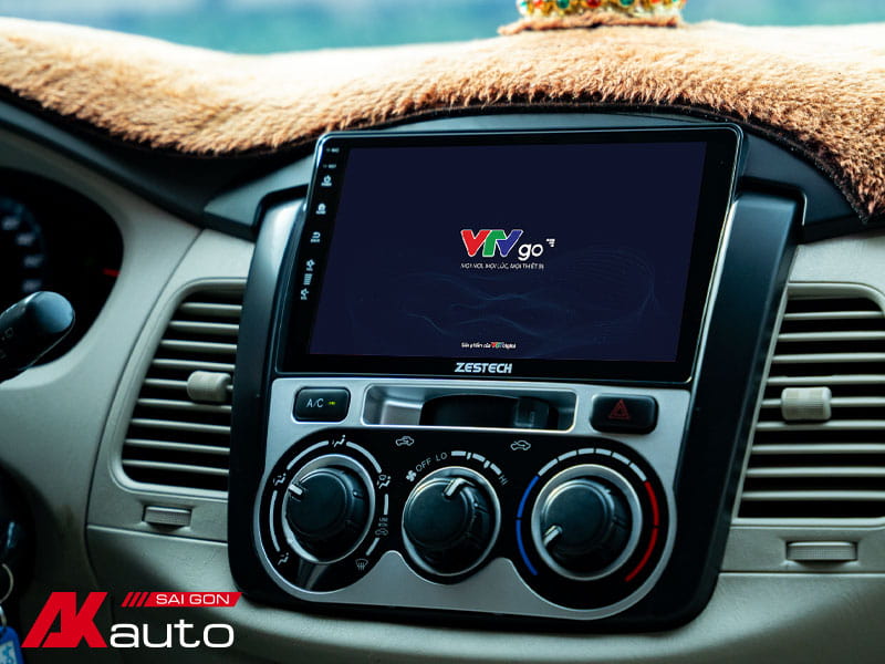 Phần mềm xem truyền hình VTV Go trên đầu android ô tô