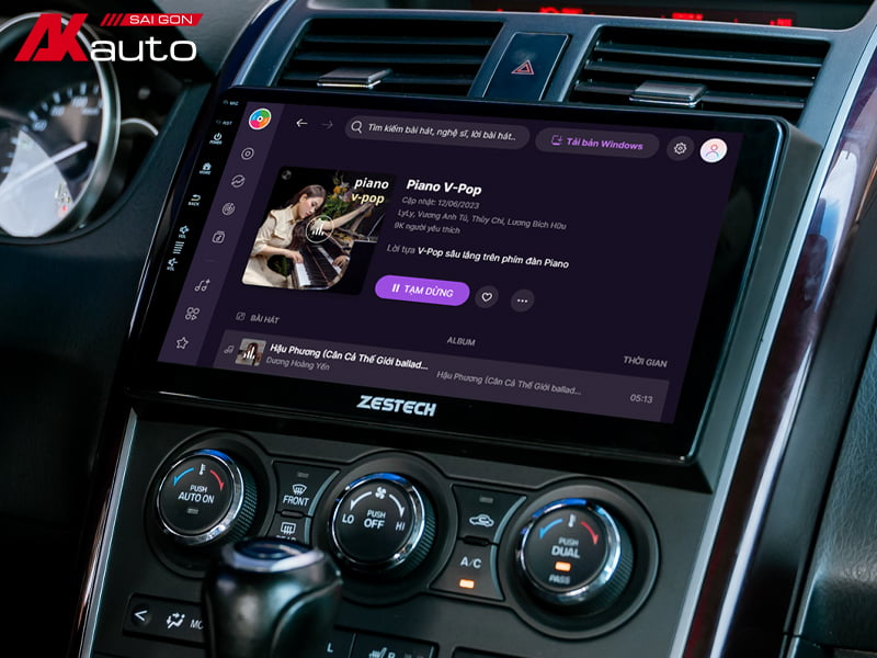 Phần mềm nghe nhạc cho màn hình android ô tô