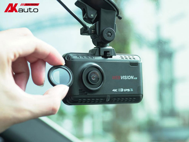 Camera hành trình ô tô 4K Webvison A28 đa dạng tính năng 