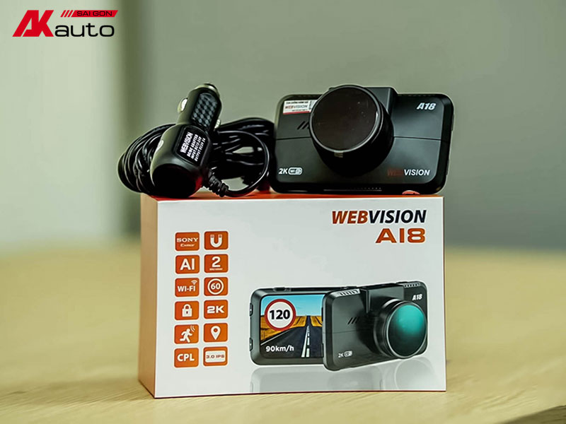 Camera hành trình tốt nhất dành cho xe tô tô Webvision A18