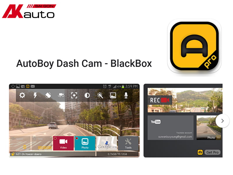 Phần mềm camera hành trình Autoboy Blackbox
