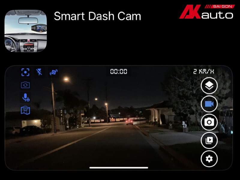 Phần mềm camera hành trình cho điện thoại Smart Dashcam