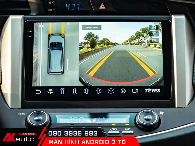 Màn hình android ô tô hỗ trợ lái xe an toàn