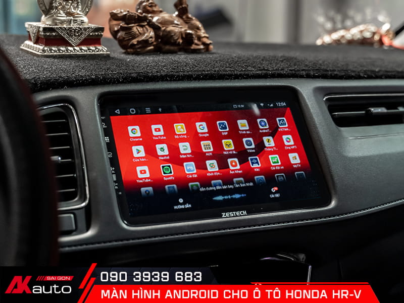 Tính năng cho phép điều khiển màn hình android Honda HRV bằng giọng nói