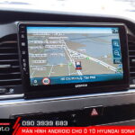 Màn hình android Hyundai Sonata có dẫn đường thông minh