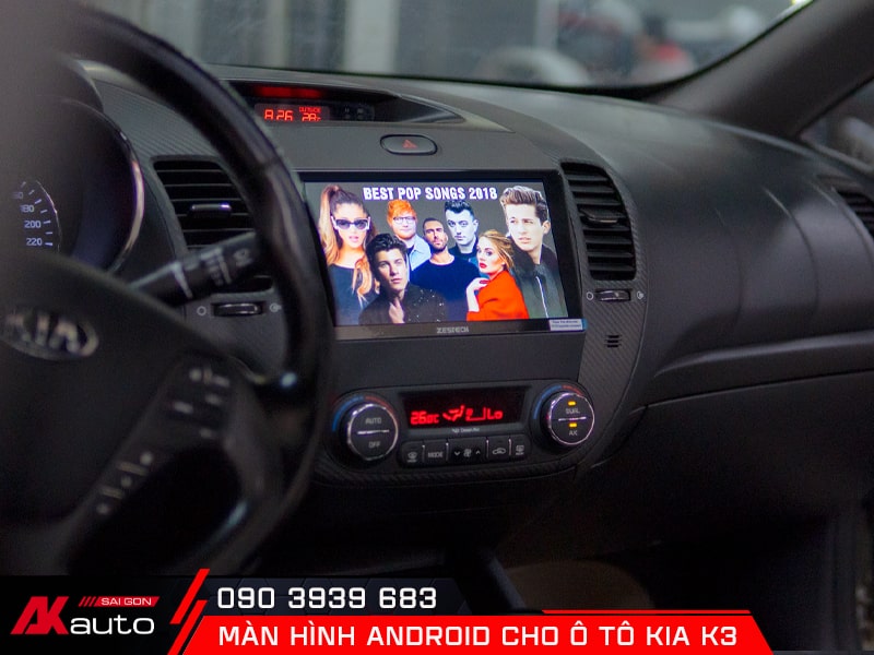 Một số dòng màn hình android cho ô tô Kia K3 nổi bật