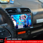 Giải trí đa phương tiện trên màn hình android ô tô Mitsubishi Attrage