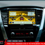 Nâng cấp đầu màn hình android ô tô sang trọng cho xe Pajero