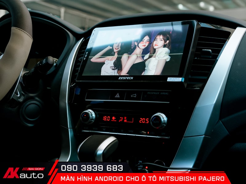 Top thương hiệu màn hình android cho ô tô Mitsubishi Pajero
