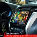 Sản phẩm màn hình android ô tô Nissan Navara được lắp đặt bởi AKauto