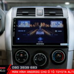 Màn hình android Toyota Altis hỗ trợ điều khiển bằng giọng nói