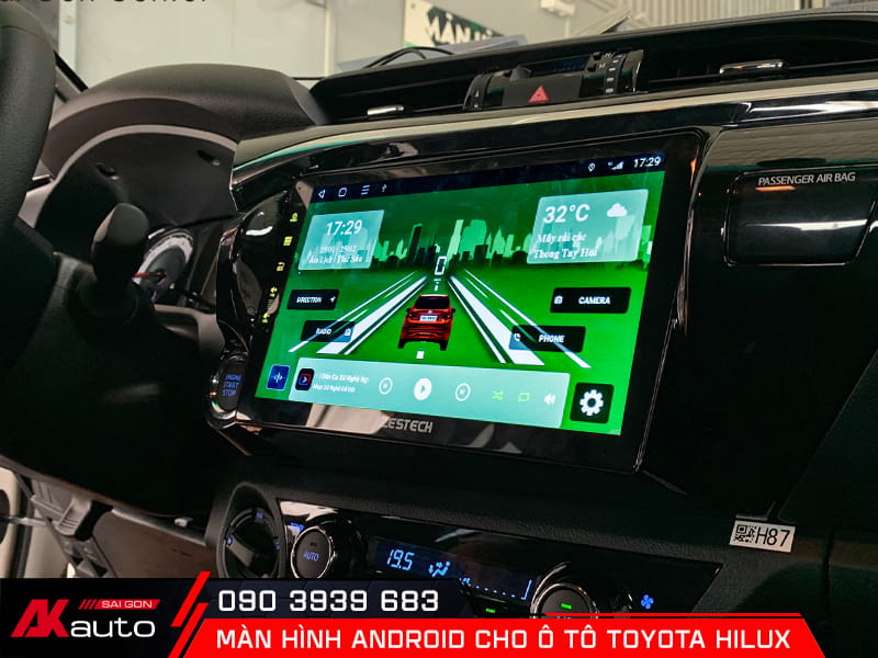 Top sản phẩm màn hình android ô tô Toyota Hilux