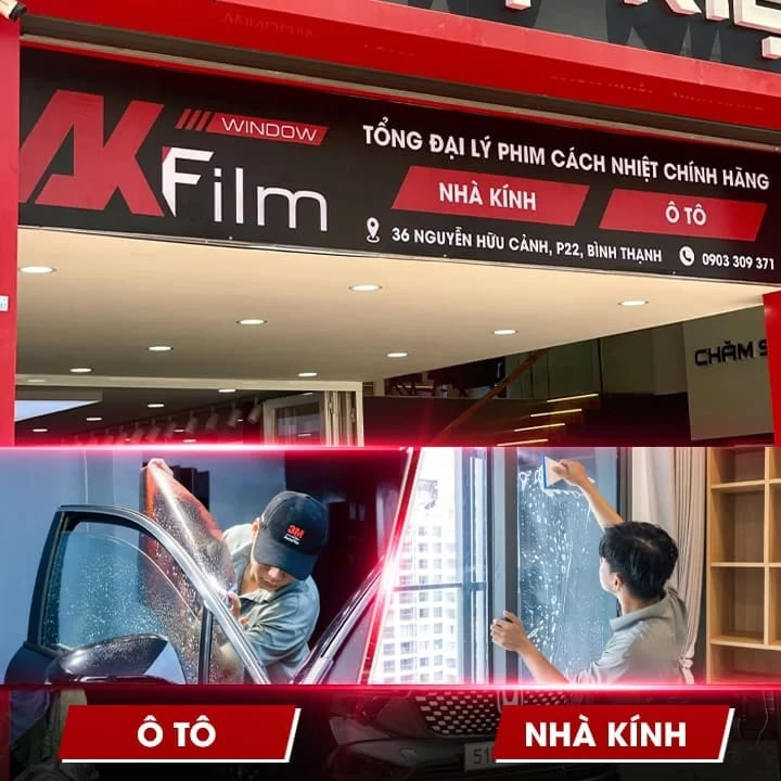 AKFilm: Đại lý chuyên dán phim cách nhiệt tại TPHCM