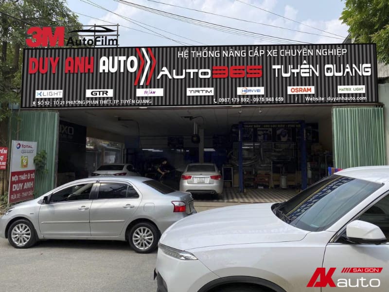 Auto365 chi nhánh Tuyên Quang chuyên dán phim cách nhiệt ô tô
