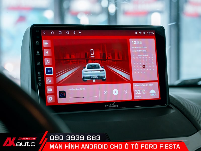 Top sản phẩm màn hình android cho ô tô Ford Fiesta