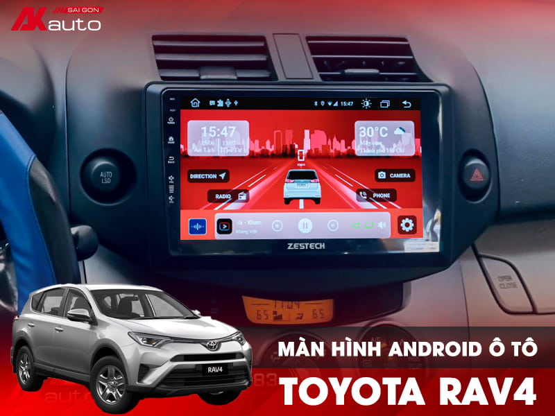 Màn Hình Android Ô Tô Toyota RAV4