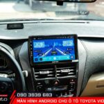 Hệ thống hiện đại trên màn hình ô tô Toyota Vios