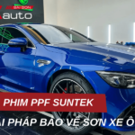 Dán phim PPF Suntek bảo vệ sơn xe ô tô