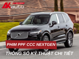 Thông số kỹ thuật của phim PPF CCC NextGen