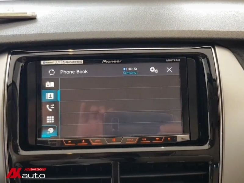 Hướng dẫn sử dụng màn hình ô tô Pioneer để gọi điện thoại