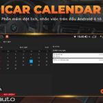 Đặt lịch, nhắc việc với ICAR Calendar