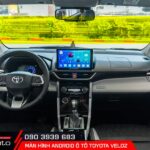 Màn hình android ô tô Toyota Veloz với thiết kế tinh xảo