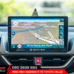 Màn hình Toyota Veloz tích hợp bản đồ dẫn đường