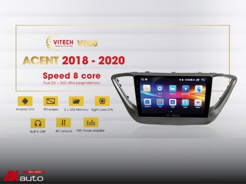 Màn DVD android Vitech V500