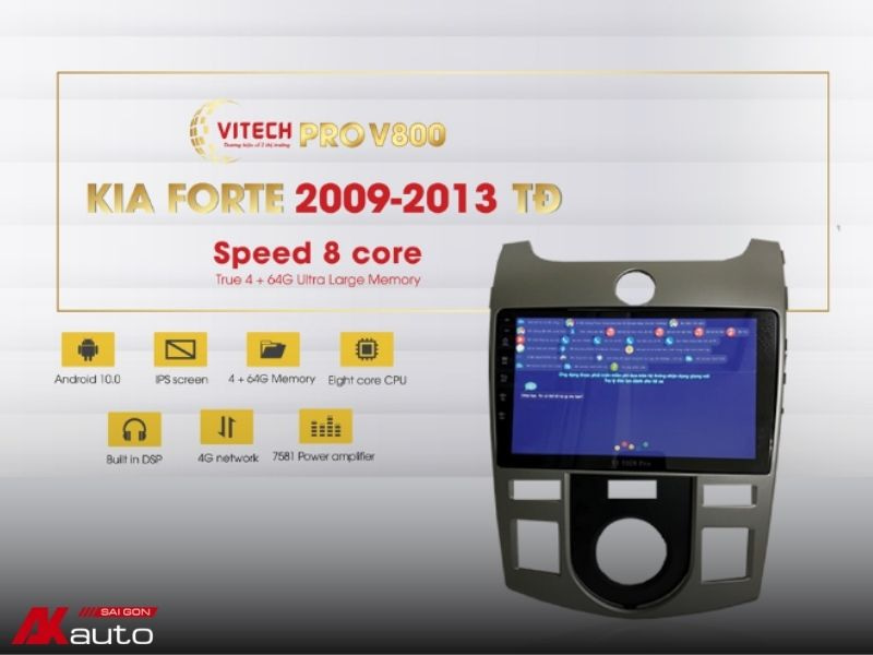 Màn hình ô tô Vitech Pro V800