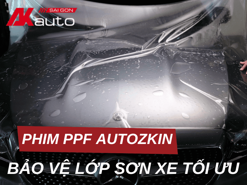 Dán phim PPF AutoZkin để bảo vệ sơn xe tối đa
