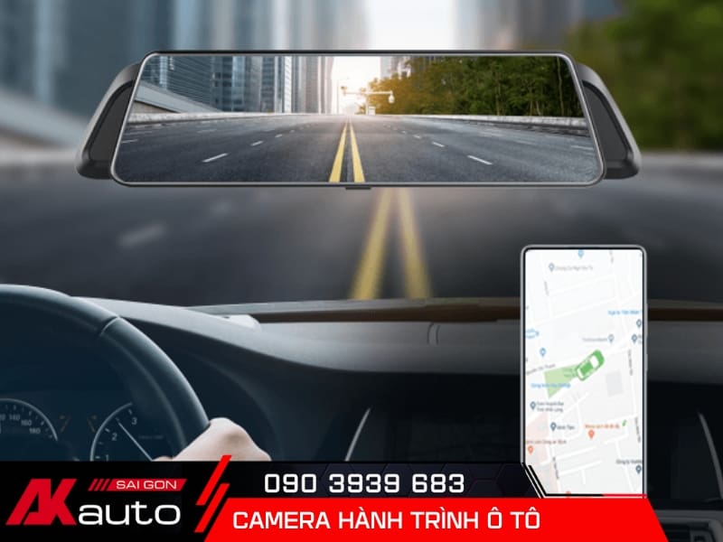 Camera hành trình xe ô tô được tích hợp công nghệ GPS
